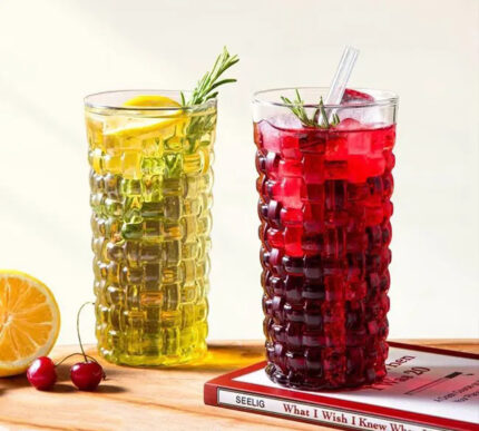 لیوان اسموتی مدل حصیری