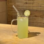 لیوان دسته‌دار پیرکس مربعی بلند