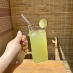 لیوان دسته‌دار پیرکس مربعی بلند - تصویر 2