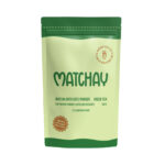 ماچا شیرین شده با پودر خرما